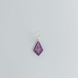 bijou créateur montpellier boucles d'oreilles eole 1 violettes