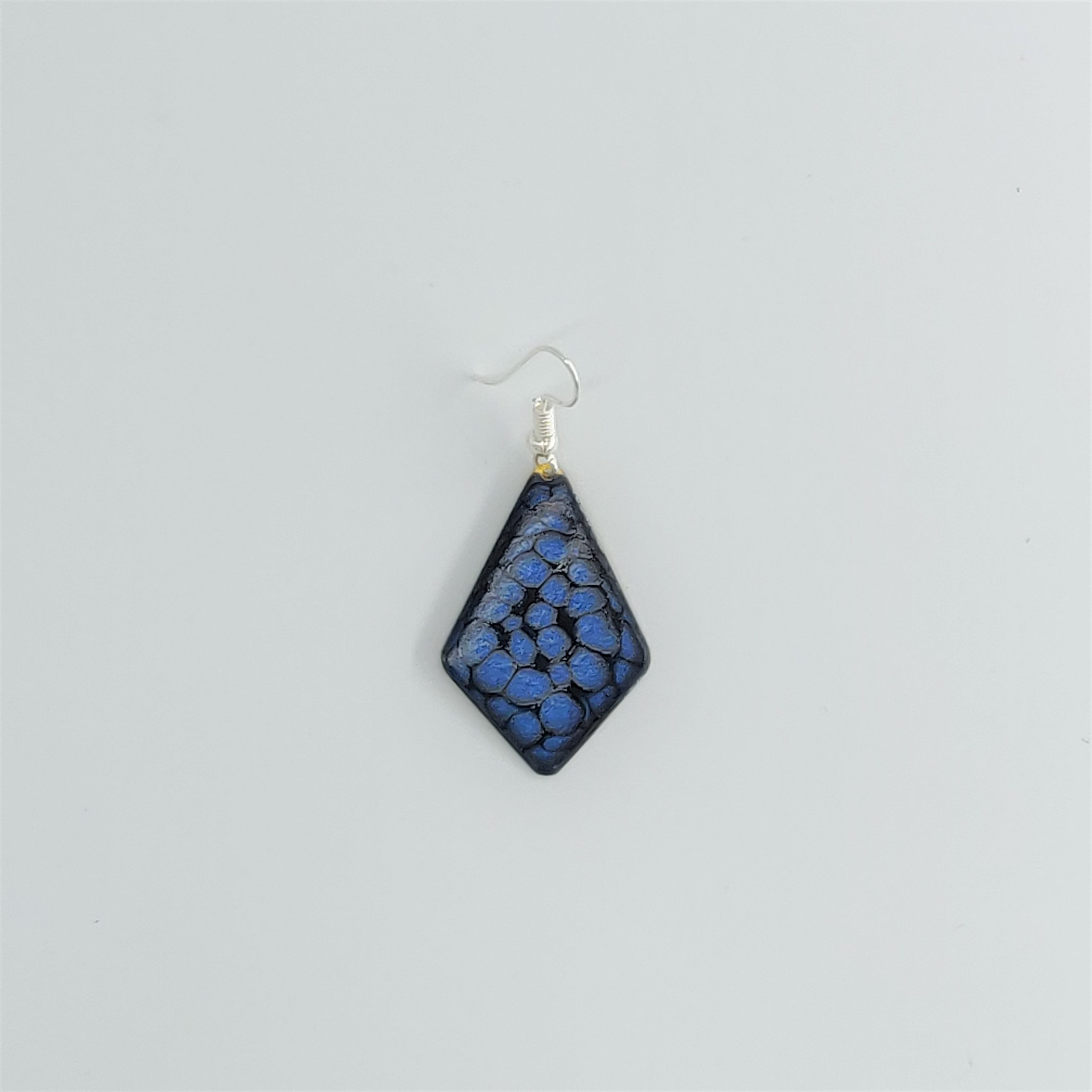 bijou créateur montpellier boucles d'oreilles eole 2 bleues