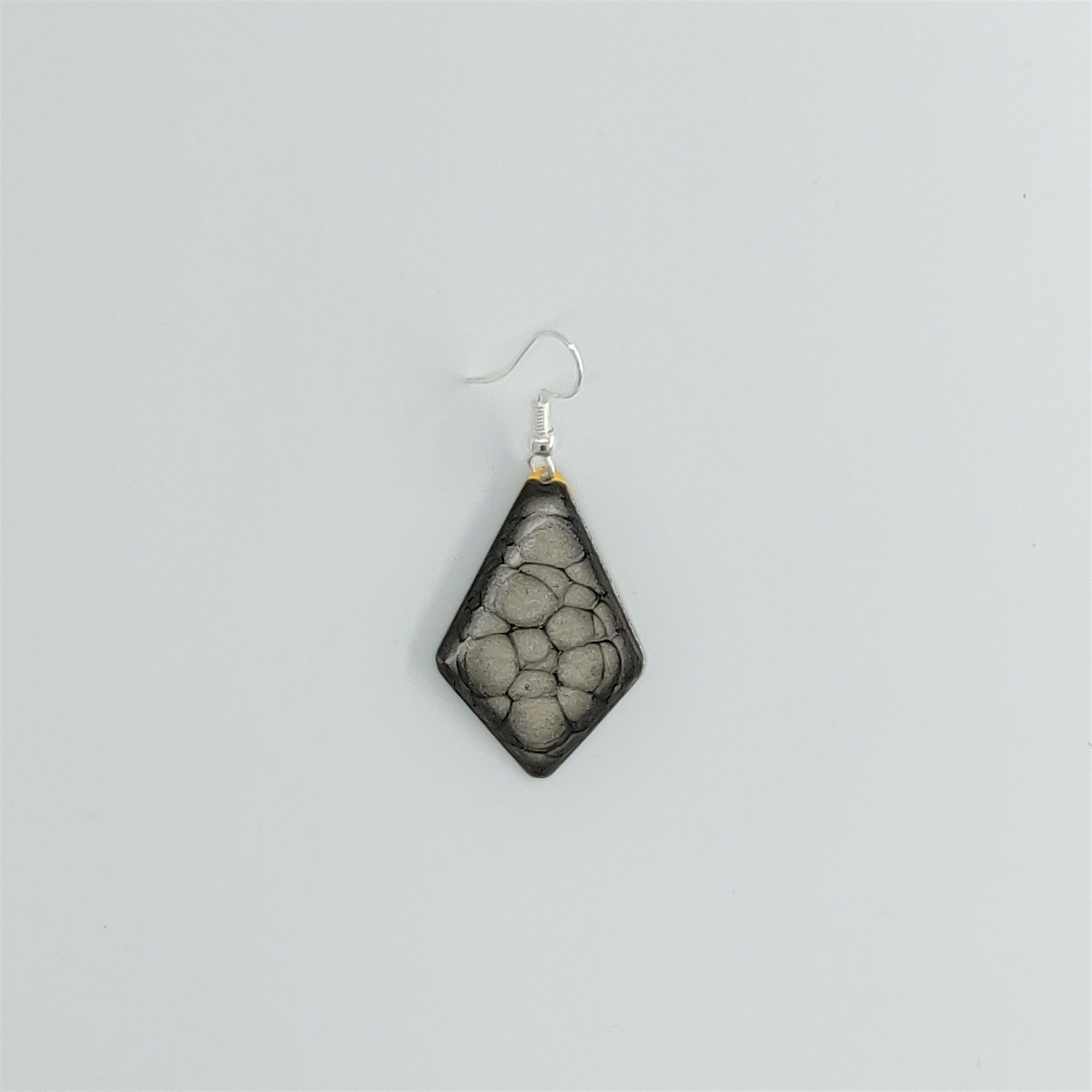 bijou créateur montpellier boucles d'oreilles eole 2 grises