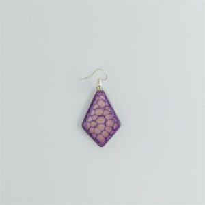 bijou créateur montpellier boucles d'oreilles eole 2 violettes