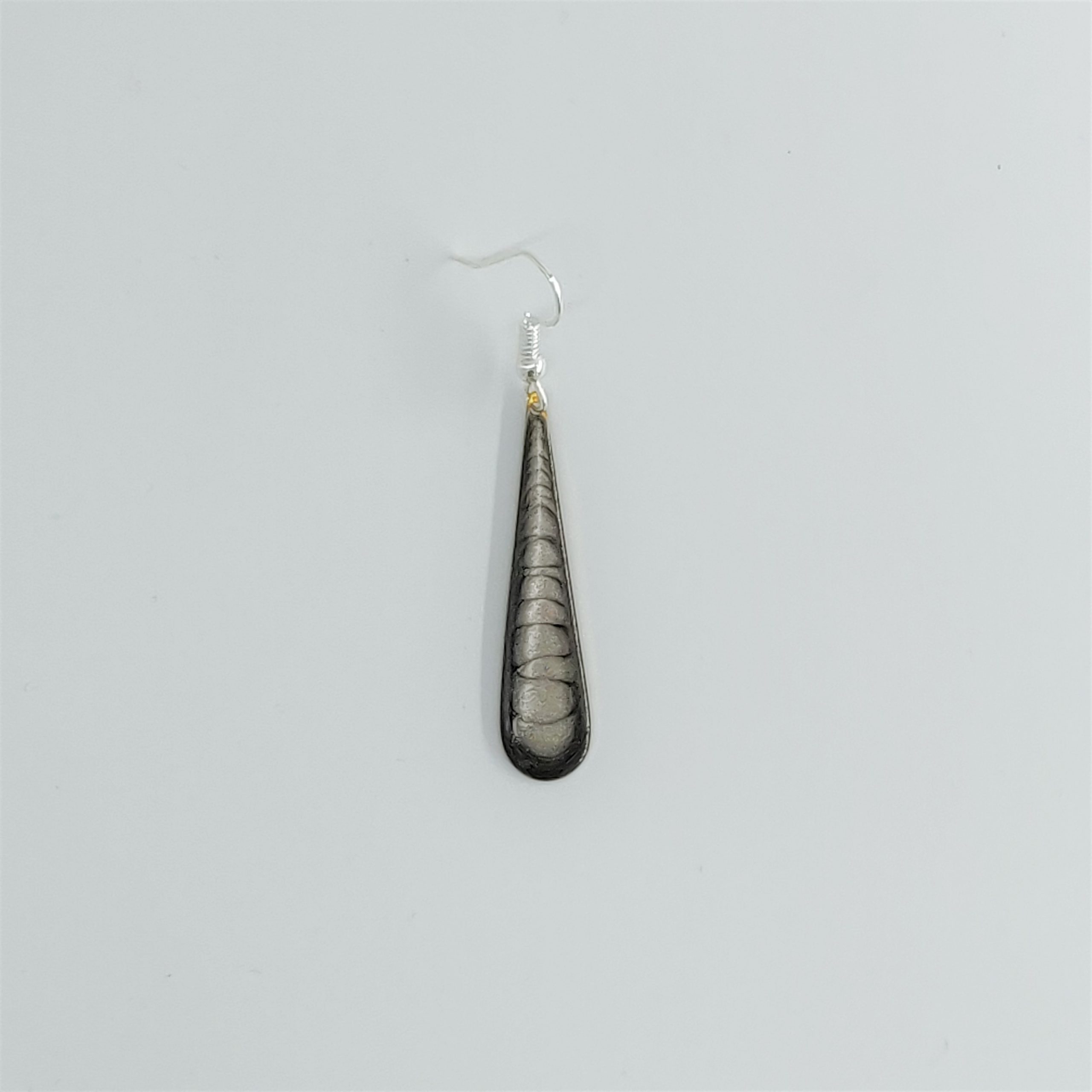 bijou créateur montpellier boucles d'oreilles méthis grises