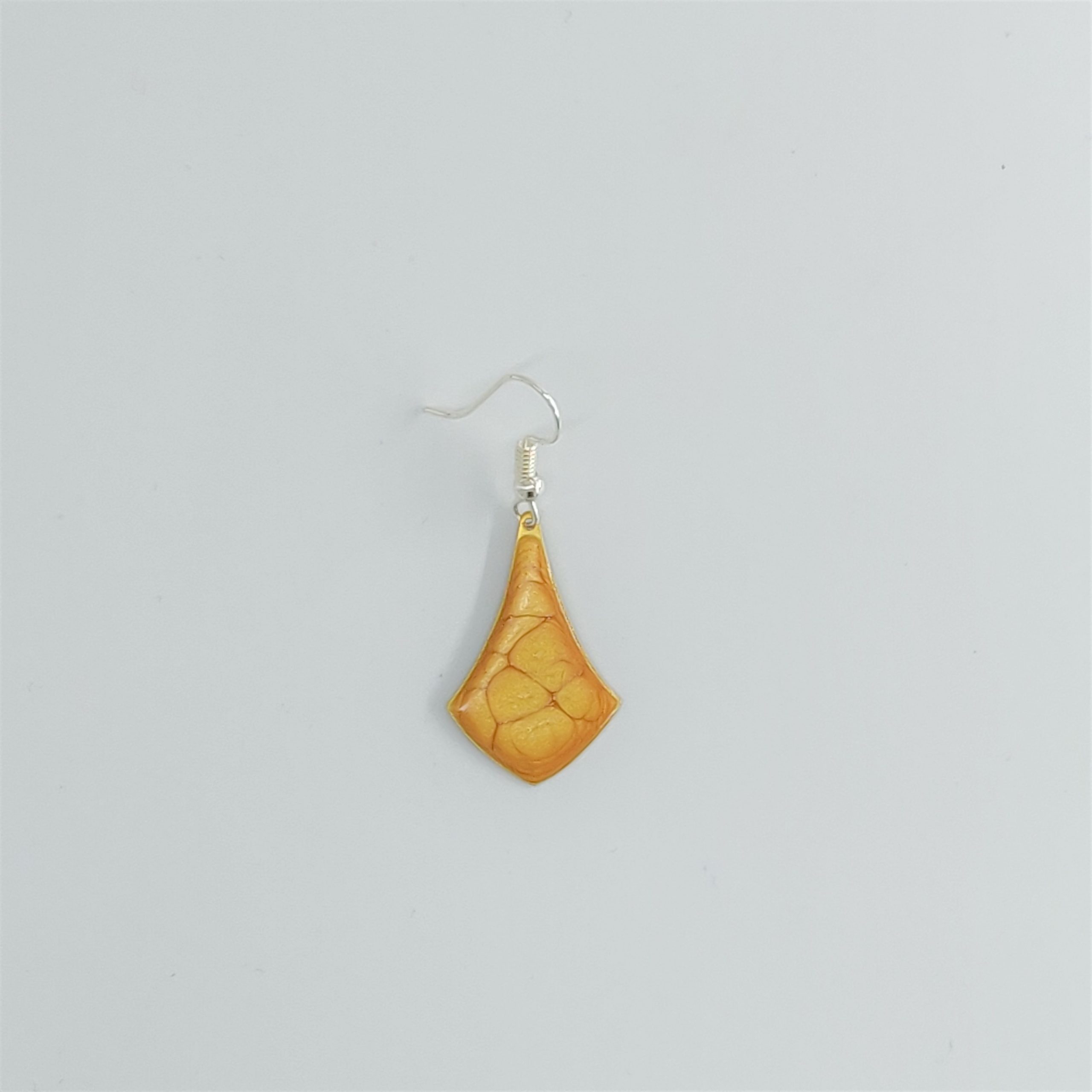 bijou créateur montpellier boucles d'oreilles naïade jaunes