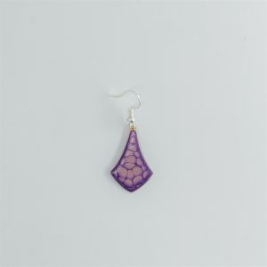 bijou créateur montpellier boucles d'oreilles naïade violettes