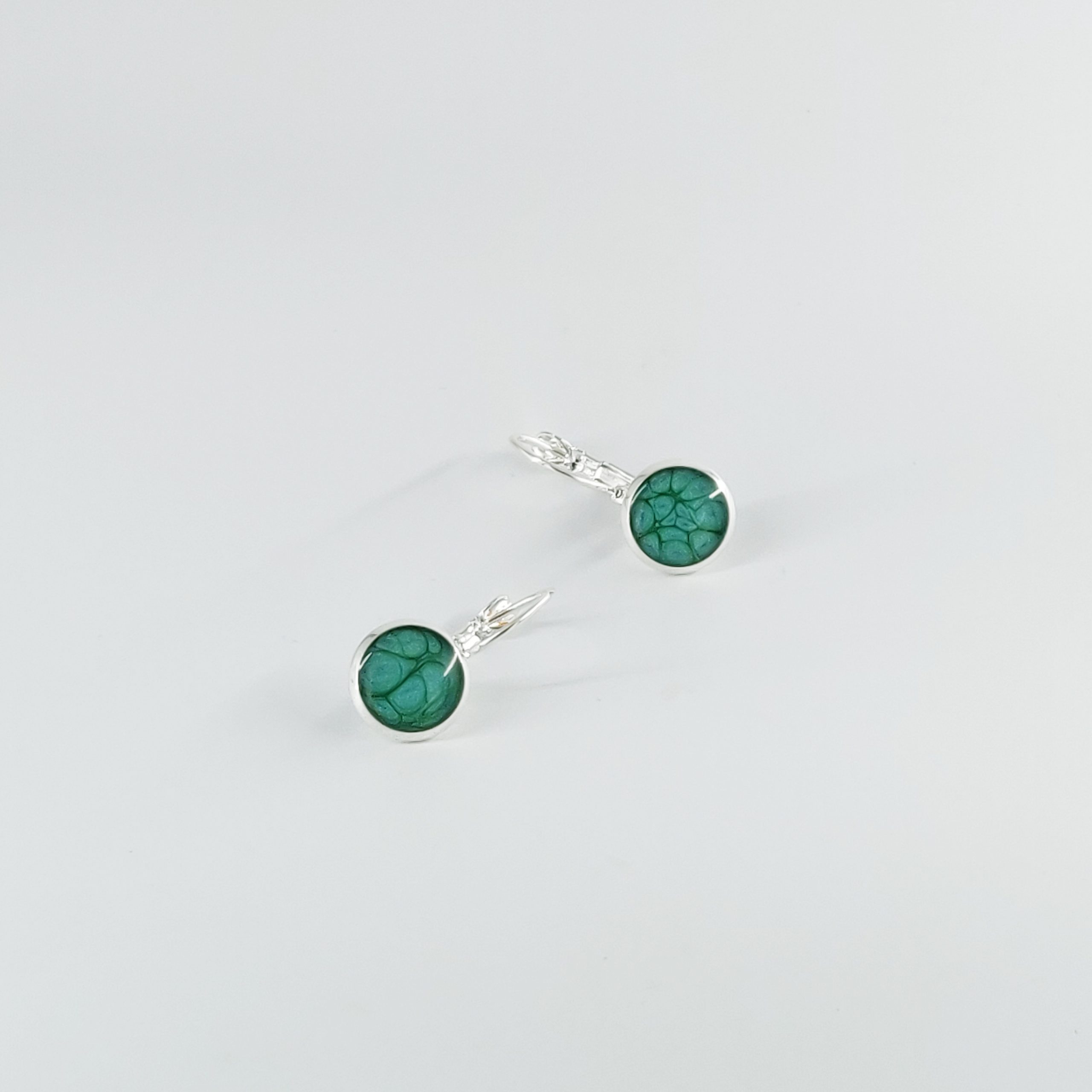 bijou créateur montpellier boucles d'oreilles séléné turquoises