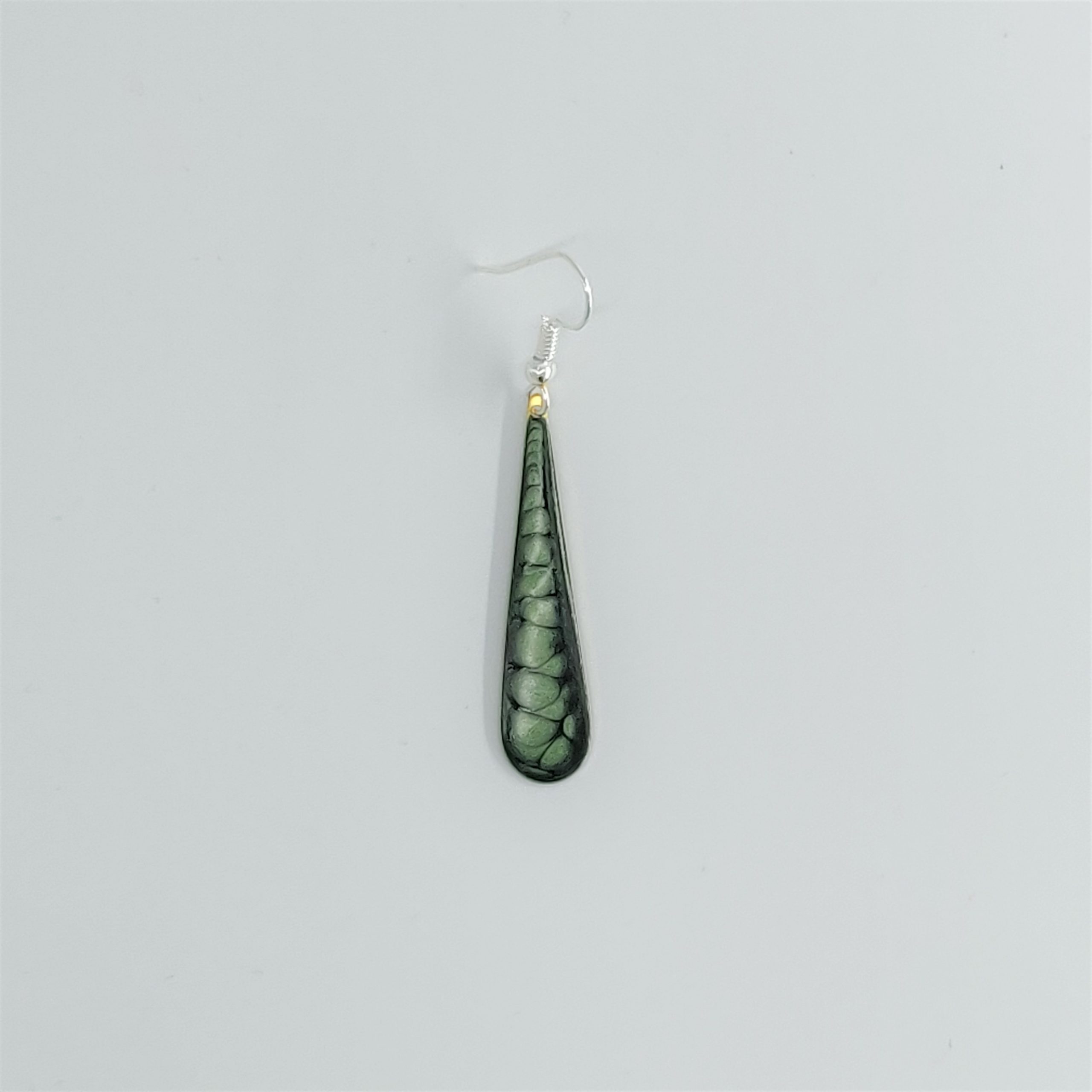 bijou créateur montpellier boucles d'oreilles méthis vertes