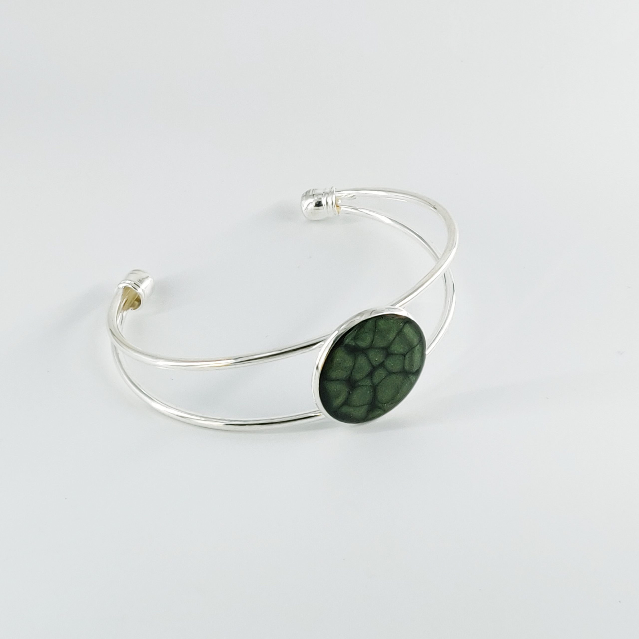 bijou créateur montpellier bracelet séléné vert