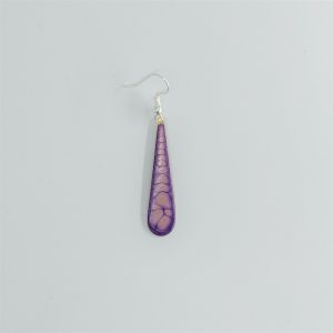 bijou création montpellier boucles d'oreilles méthis violettes