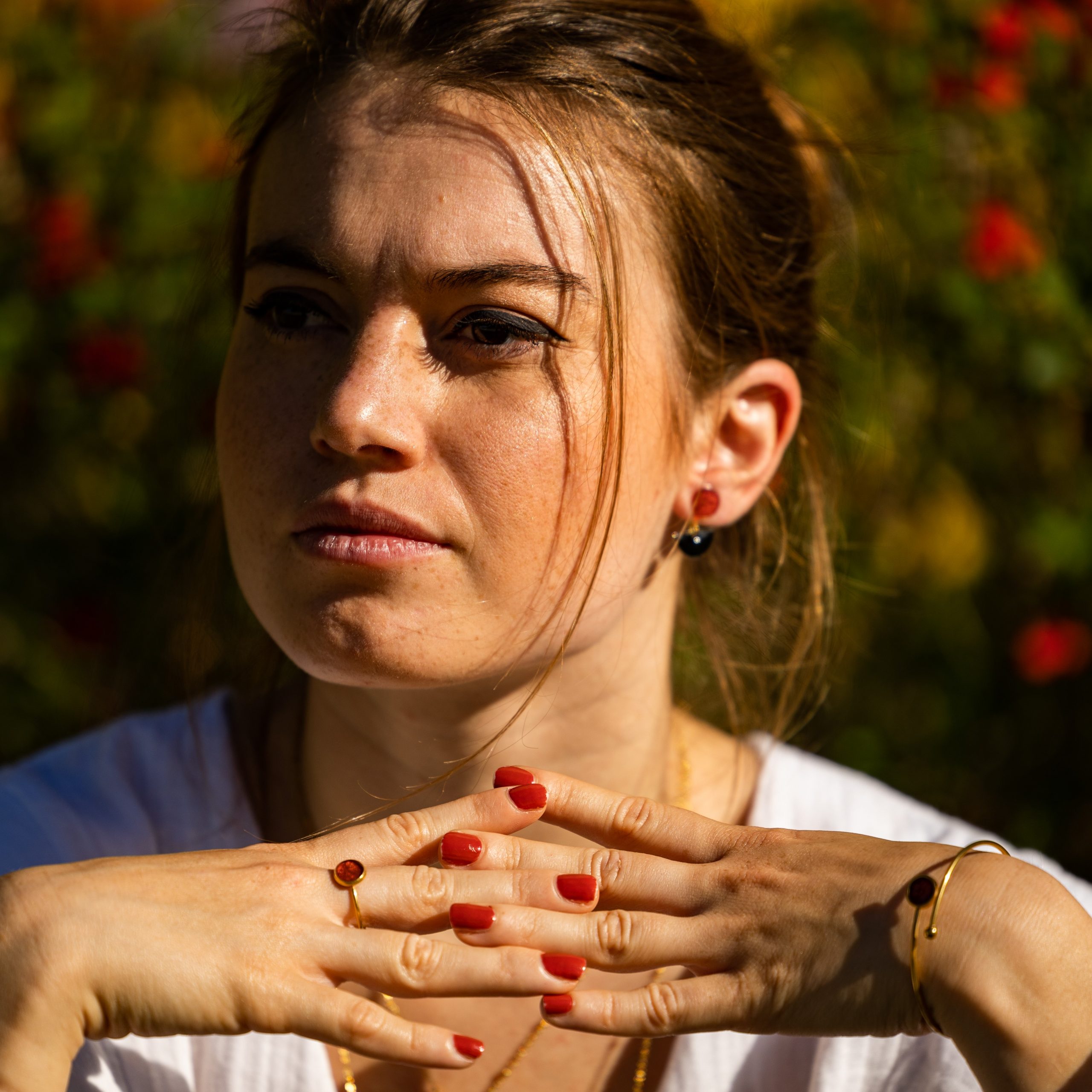 bijou artisan montpellier bague pandia brique mannequin 1