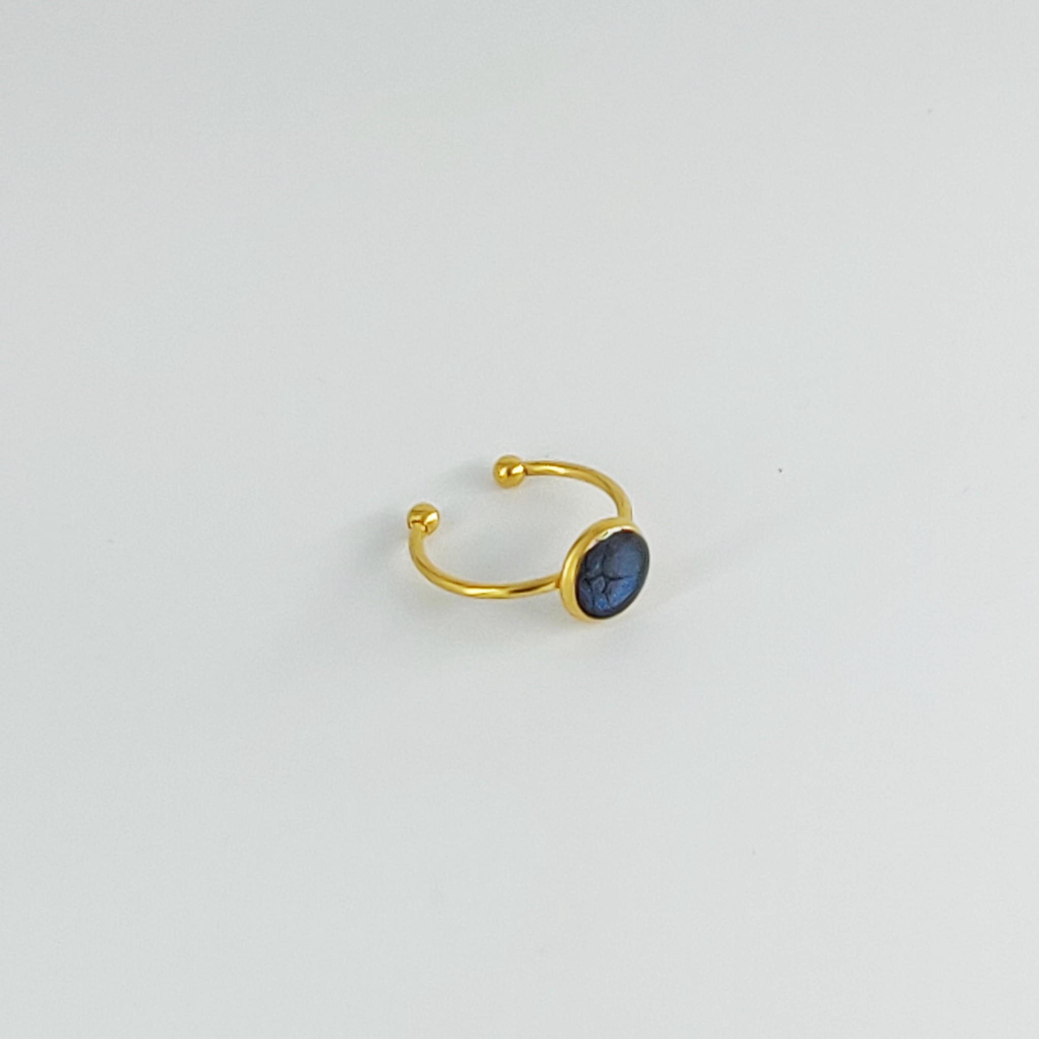 bijou créateur montpellier bague pandia bleue