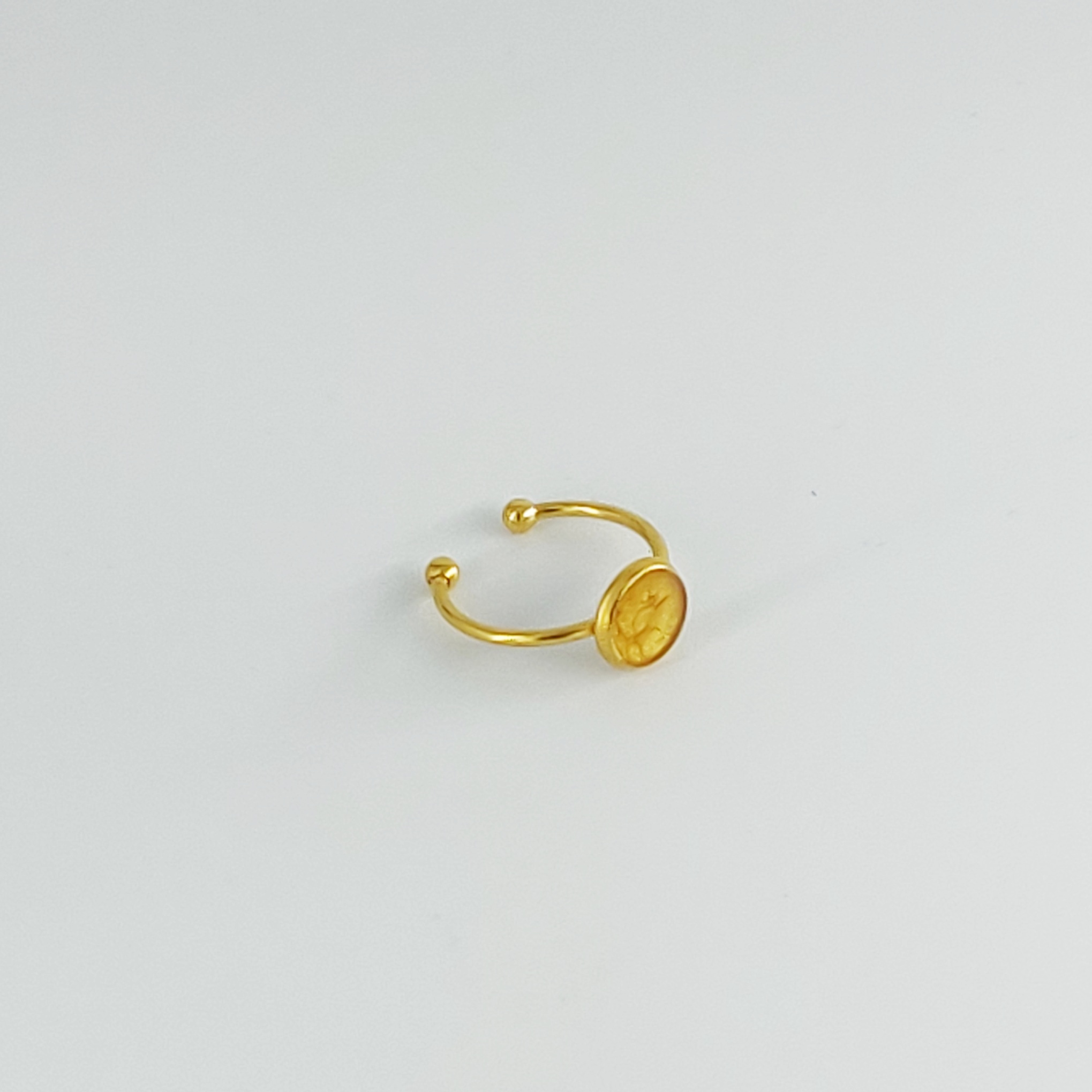 bijou créateur montpellier bague pandia jaune