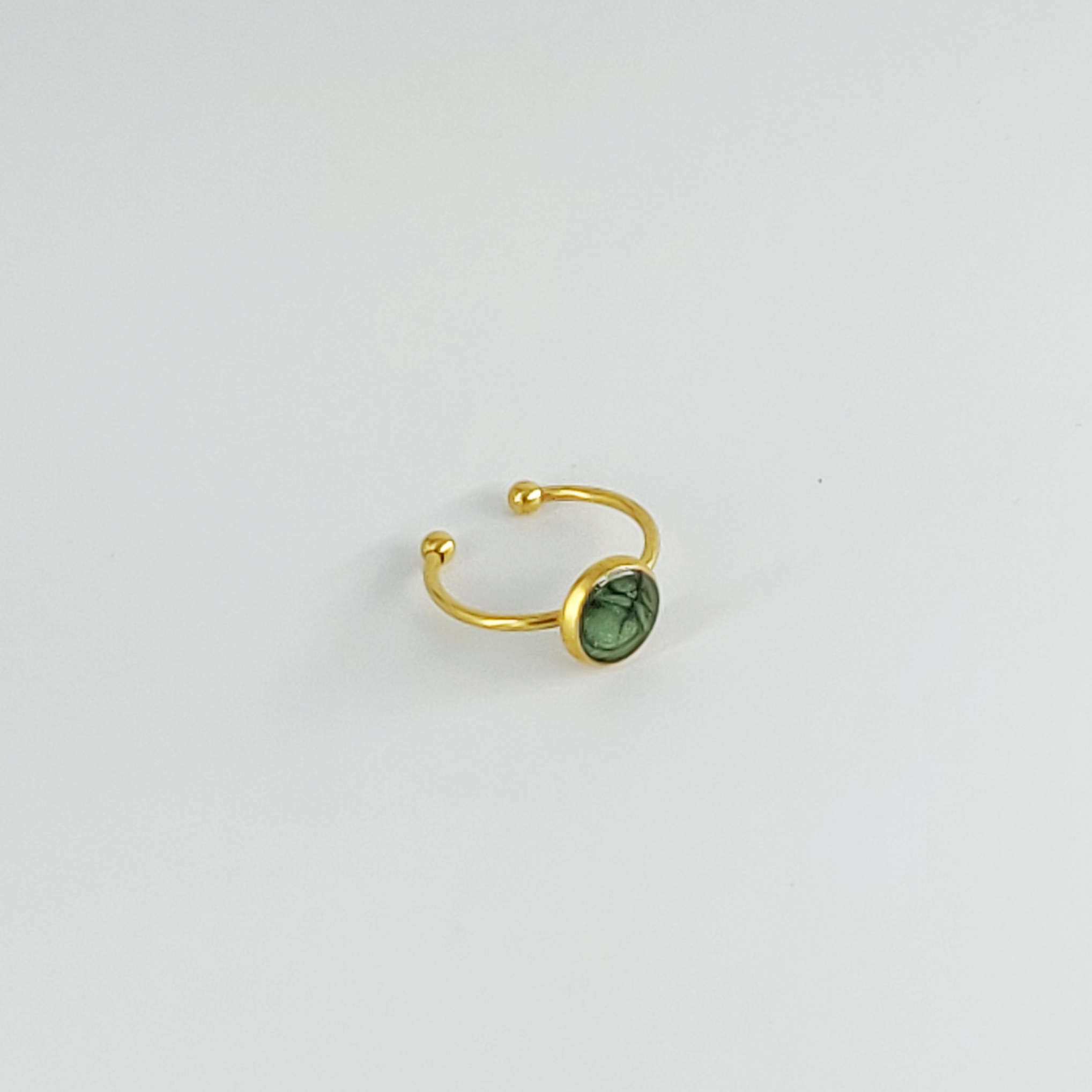 bijou créateur montpellier bague pandia verte