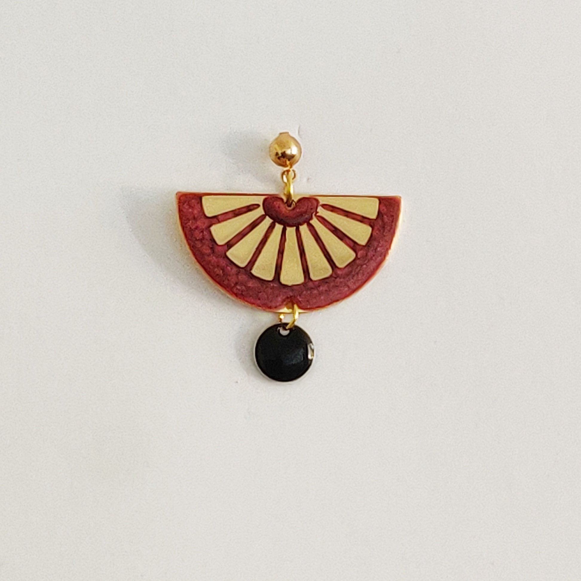 bijou créateur montpellier boucles d'oreilles alcyone briques