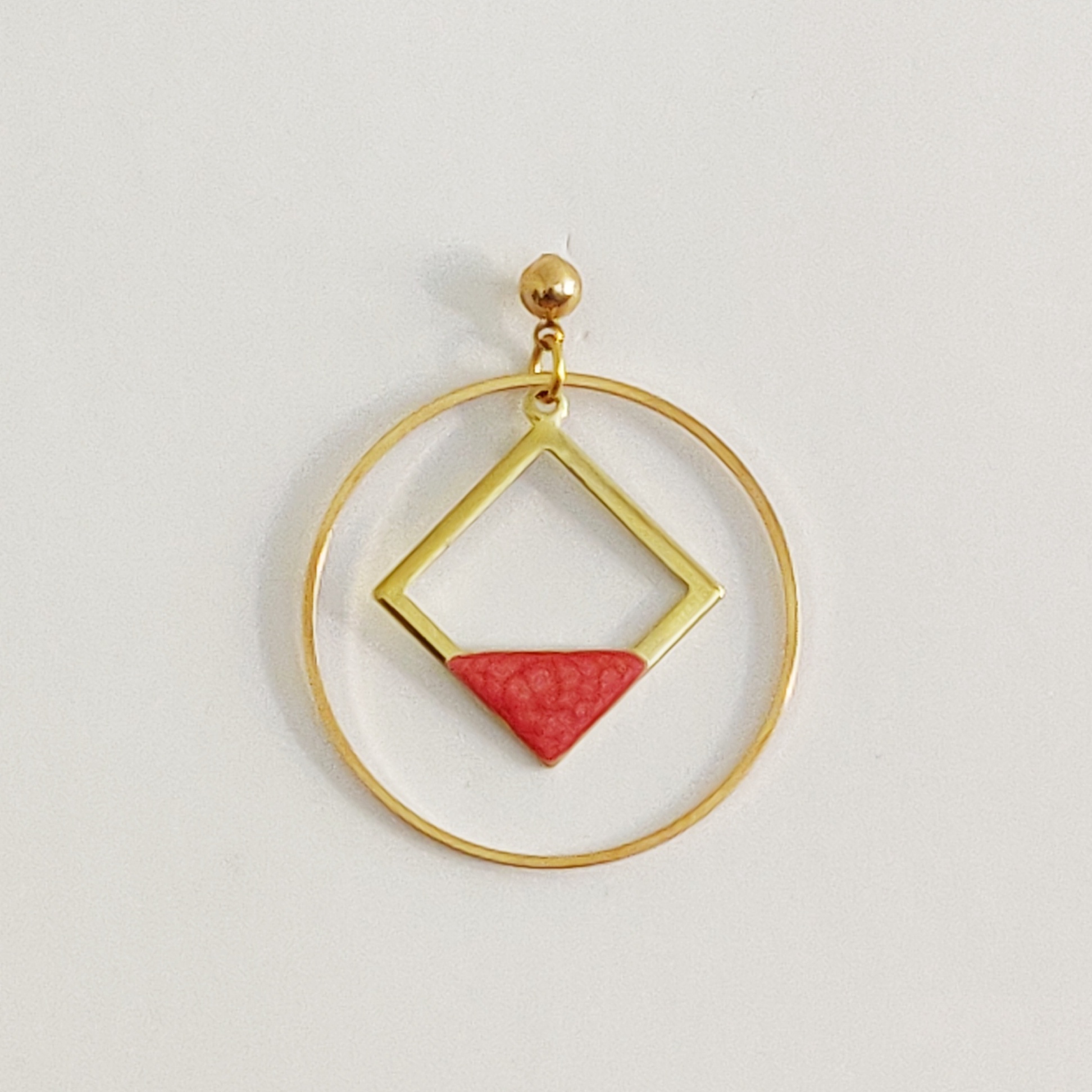 bijou créateur montpellier boucles d'oreilles atlas corails