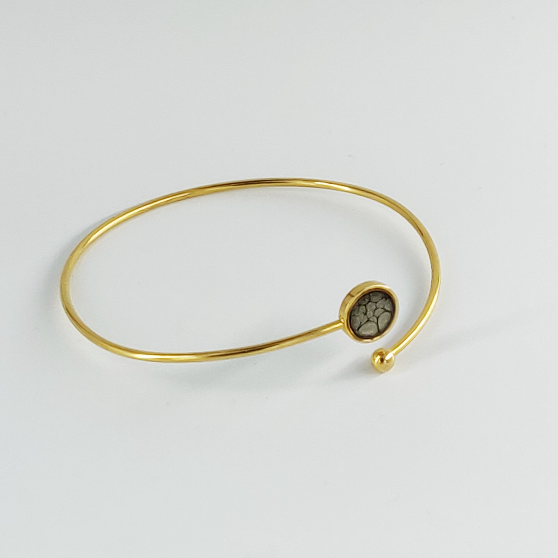 bijou créateur montpellier bracelet athéna gris