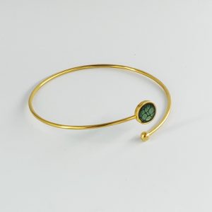 bijou créateur montpellier bracelet athéna vert